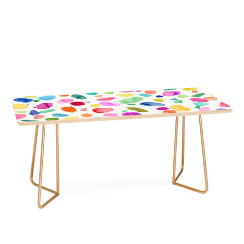 Ninola Design Color Joy Abstract Colorful Coffee Table