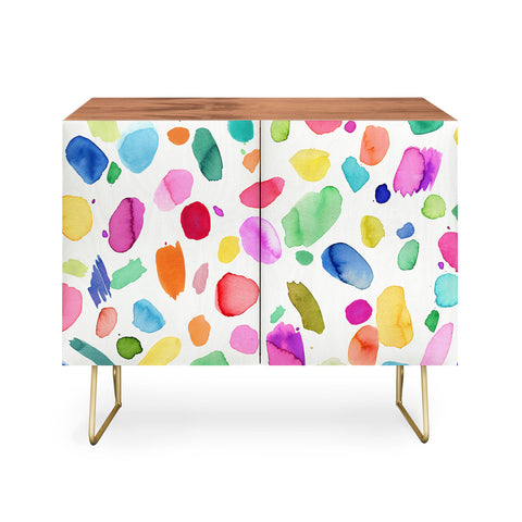 Ninola Design Color Joy Abstract Colorful Credenza
