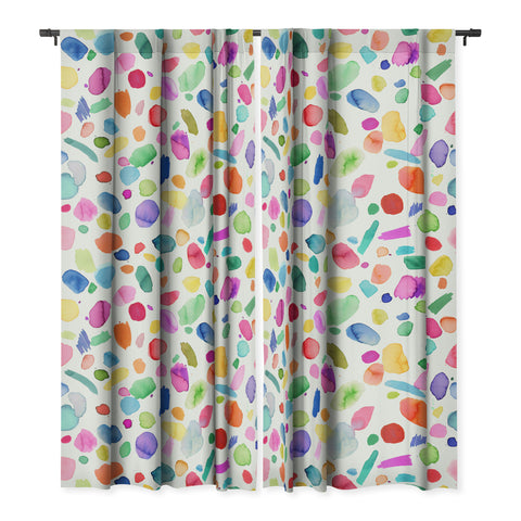 Ninola Design Color Joy Abstract Colorful Blackout Non Repeat