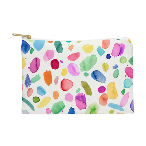 Ninola Design Color Joy Abstract Colorful Pouch