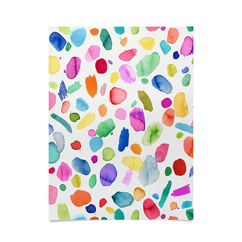 Ninola Design Color Joy Abstract Colorful Poster