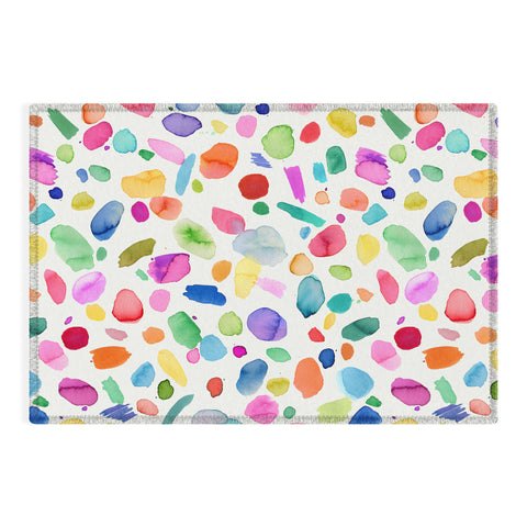 Ninola Design Color Joy Abstract Colorful Outdoor Rug