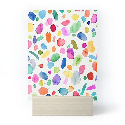 Ninola Design Color Joy Abstract Colorful Mini Art Print