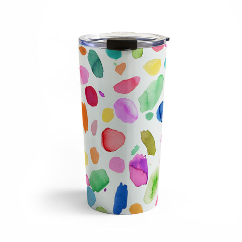 Ninola Design Color Joy Abstract Colorful Travel Mug