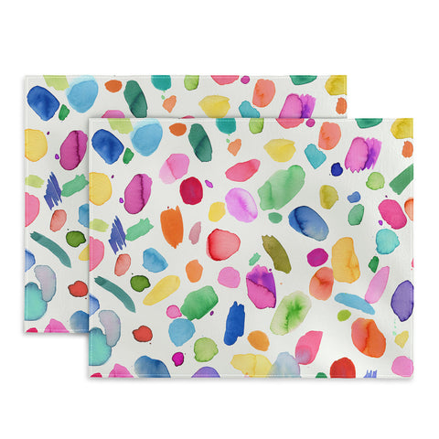 Ninola Design Color Joy Abstract Colorful Placemat