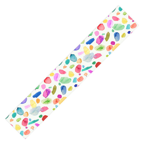 Ninola Design Color Joy Abstract Colorful Table Runner