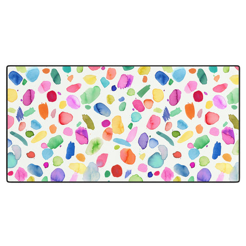 Ninola Design Color Joy Abstract Colorful Desk Mat