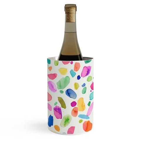 Ninola Design Color Joy Abstract Colorful Wine Chiller