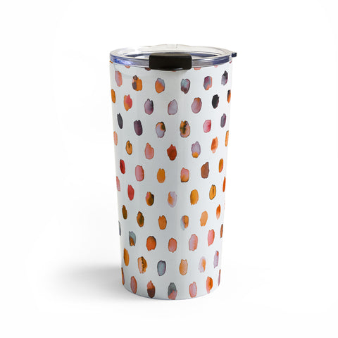 Ninola Design Color palette orange memphis Travel Mug