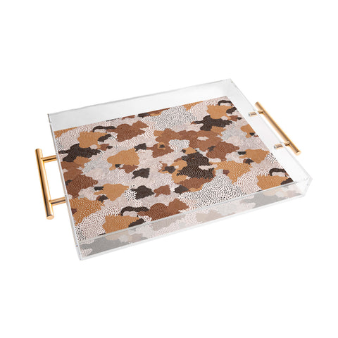 Ninola Design Desert dunes Terracota Acrylic Tray