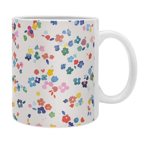 Ninola Design Ditsy Flowers Perennial Multi Coffee Mug