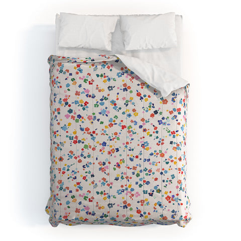 Ninola Design Ditsy Flowers Perennial Multi Comforter