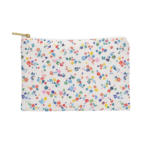 Ninola Design Ditsy Flowers Perennial Multi Pouch