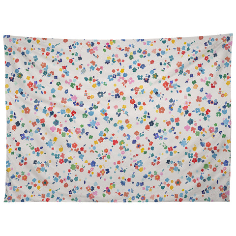 Ninola Design Ditsy Flowers Perennial Multi Tapestry