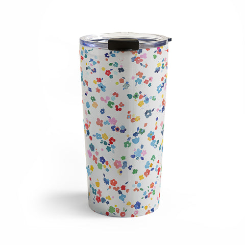 Ninola Design Ditsy Flowers Perennial Multi Travel Mug