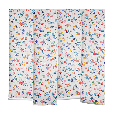 Ninola Design Ditsy Flowers Perennial Multi Wall Mural
