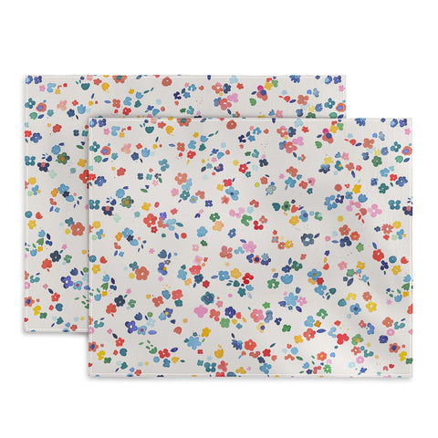 Ninola Design Ditsy Flowers Perennial Multi Placemat