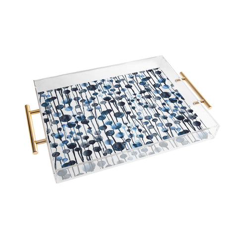 Ninola Design Dripping Dots Watercolor Acrylic Tray