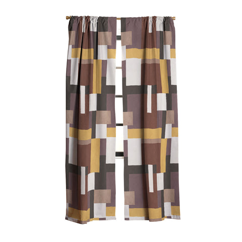 Ninola Design Everyday Artifact Modern Color Block Texture Earthy Blackout Non Repeat