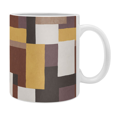 Ninola Design Everyday Artifact Modern Color Block Texture Earthy Coffee Mug