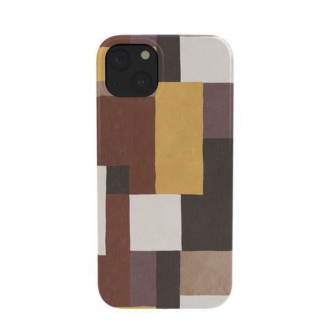 Ninola Design Everyday Artifact Modern Color Block Texture Earthy Phone Case