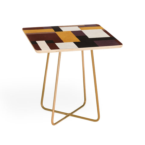 Ninola Design Everyday Artifact Modern Color Block Texture Earthy Side Table