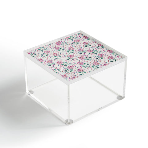 Ninola Design Fest Perennial Hydrangea Pink Acrylic Box