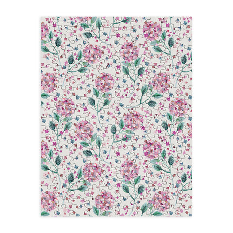 Ninola Design Fest Perennial Hydrangea Pink Puzzle