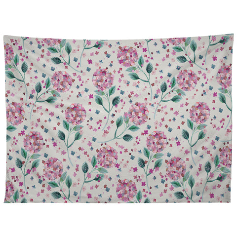 Ninola Design Fest Perennial Hydrangea Pink Tapestry