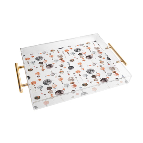 Ninola Design Full Moons Astronomy Acrylic Tray