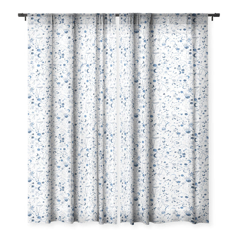 Ninola Design Galaxy Mystical Bue Sheer Non Repeat