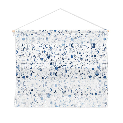 Ninola Design Galaxy Mystical Bue Wall Hanging Landscape