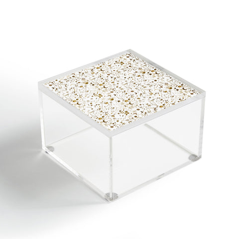 Ninola Design Galaxy Mystical Golden Acrylic Box