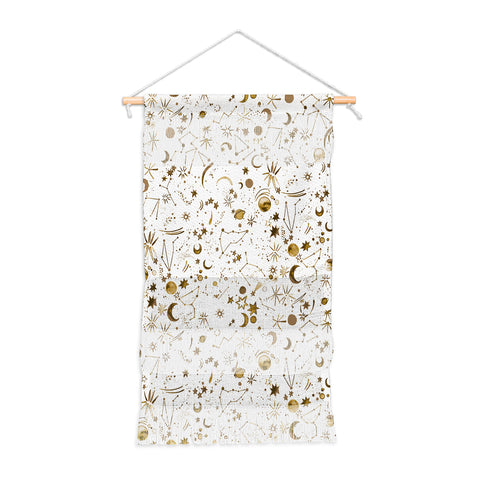 Ninola Design Galaxy Mystical Golden Wall Hanging Portrait