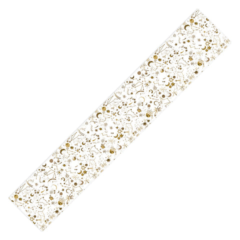 Ninola Design Galaxy Mystical Golden Table Runner