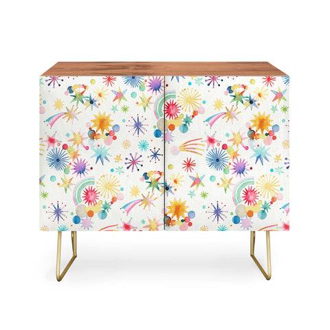 Ninola Design Holiday Shooting Stars Kids Credenza