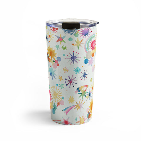 Ninola Design Holiday Shooting Stars Kids Travel Mug