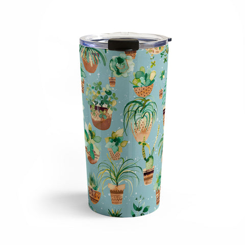 Ninola Design Home plants love Blue Travel Mug