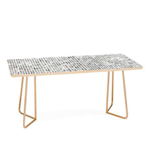 Ninola Design Knitting Texture Wool Winter Gray Coffee Table