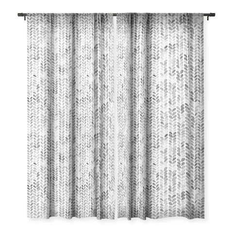 Ninola Design Knitting Texture Wool Winter Gray Sheer Non Repeat