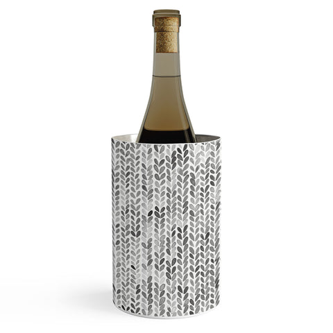 Ninola Design Knitting Texture Wool Winter Gray Wine Chiller