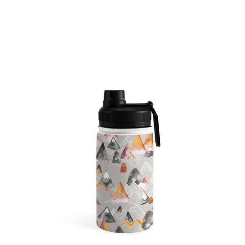 Ninola Design Magical Fall Mountains Beige Water Bottle