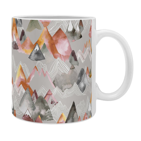 Ninola Design Magical Fall Mountains Beige Coffee Mug