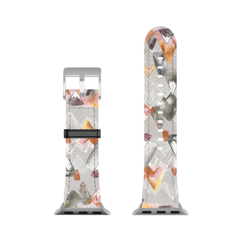 Ninola Design Magical Fall Mountains Beige Apple Watch Band