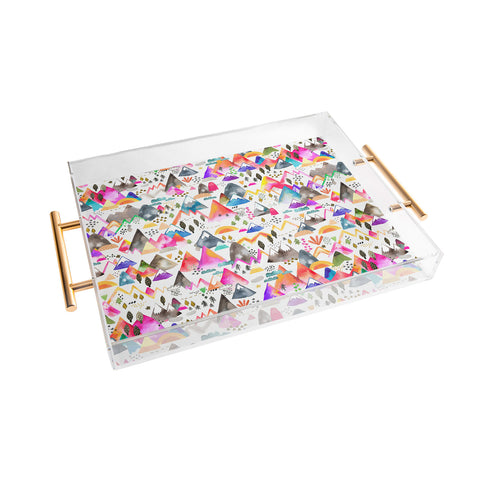 Ninola Design Magical Mountains Simply Modern Acrylic Tray