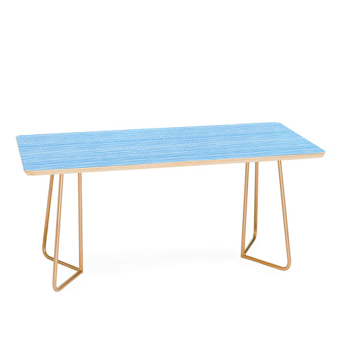 Ninola Design Marker stripes blue Coffee Table