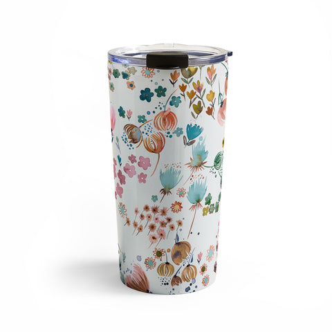Ninola Design Meadow Copper blue Travel Mug