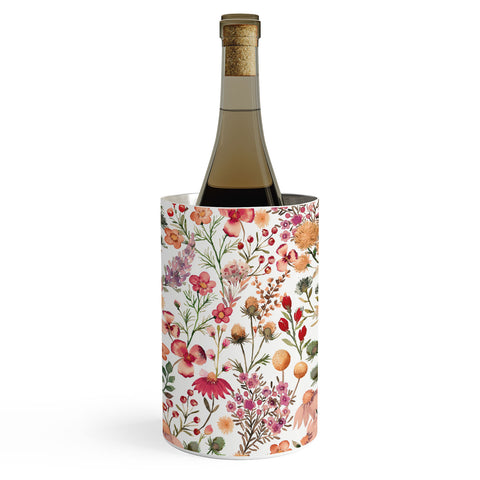 Ninola Design Meadow Perennial Botanical Red Wine Chiller