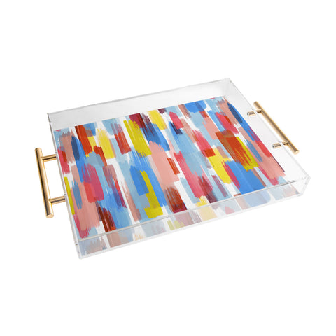 Ninola Design Memories color strokes Acrylic Tray