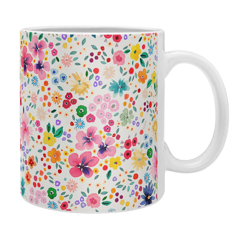 Ninola Design Millefleurs Cute Flowers Coffee Mug